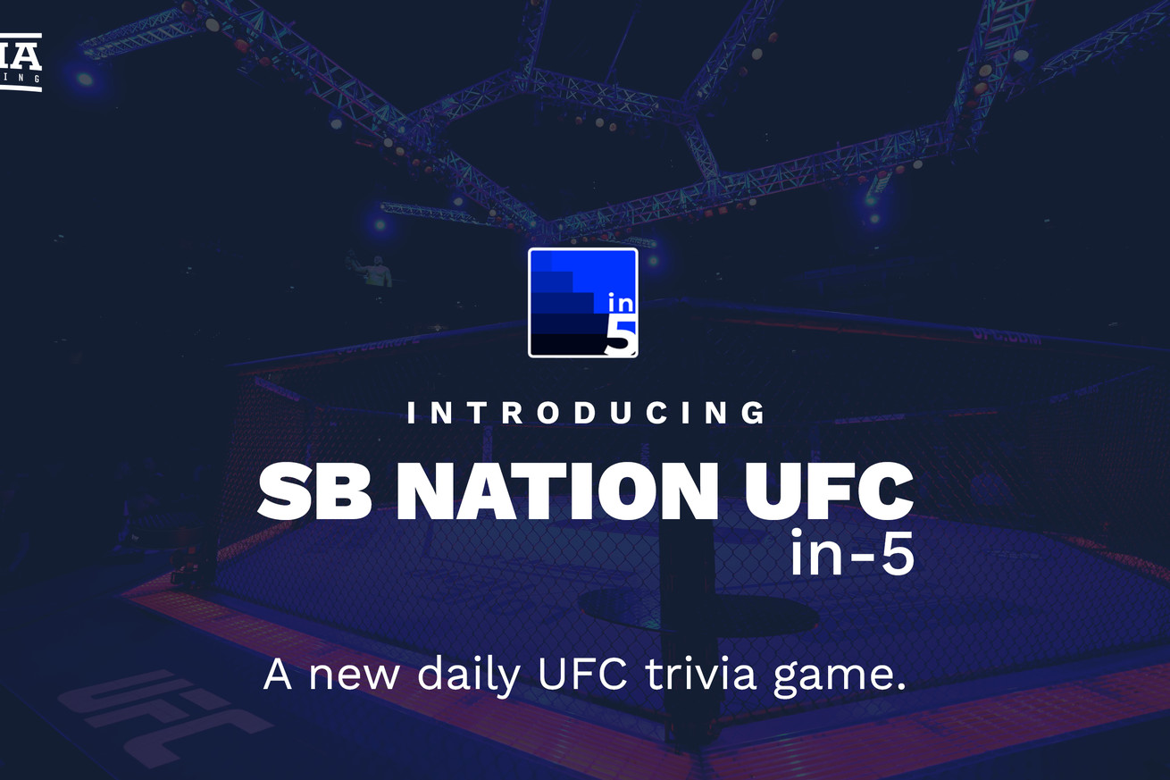 Your daily UFC trivia game, Wednesday edition