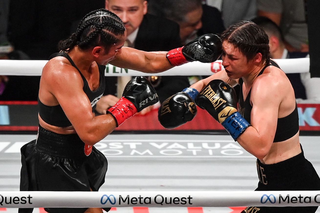 Katie Taylor wins controversial decision in epic rematch with Amanda Serrano in Netflix co-main event