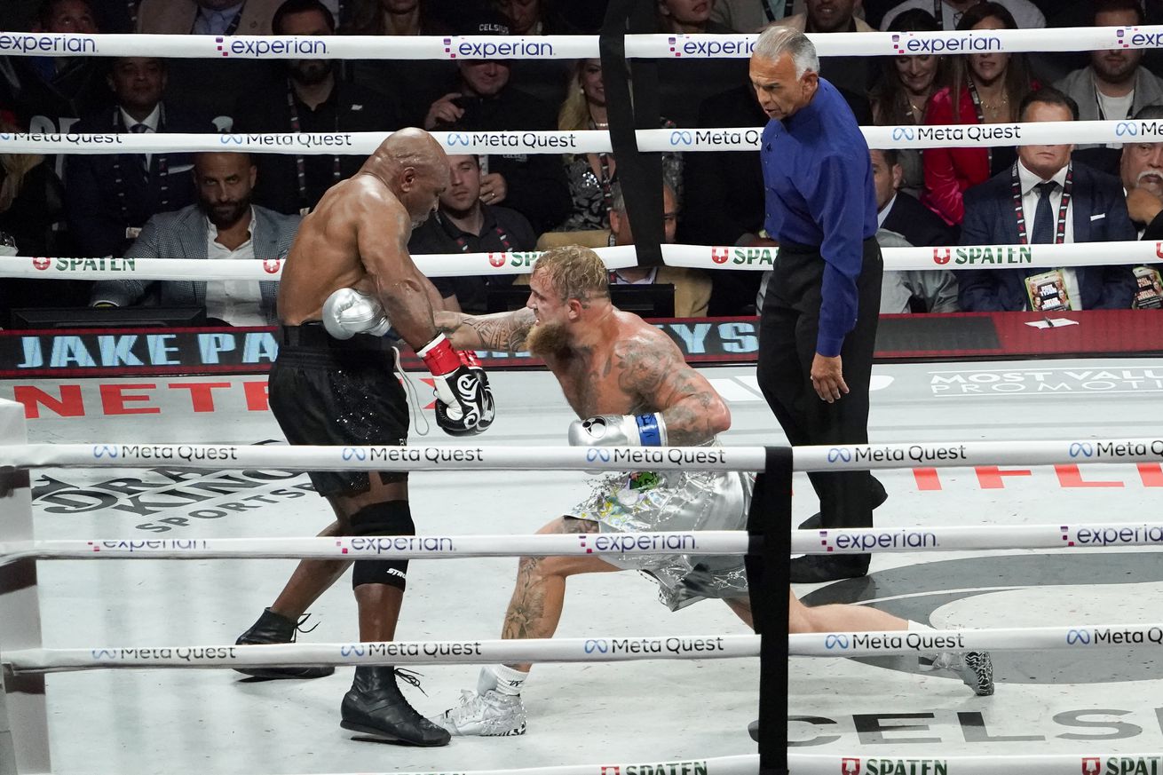 Jake Paul vs. Mike Tyson full fight video highlights