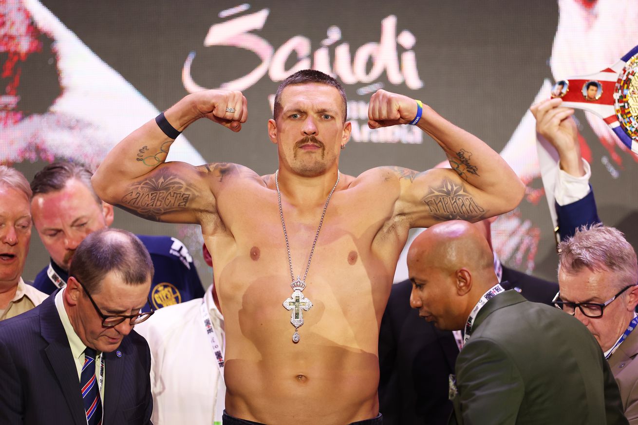 Oleksandr Usyk vs. Tyson Fury 2 weigh-in video