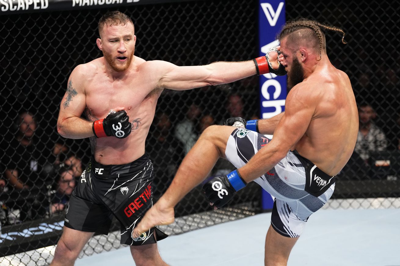 Justin Gaethje vs. Rafael Fiziev full fight video