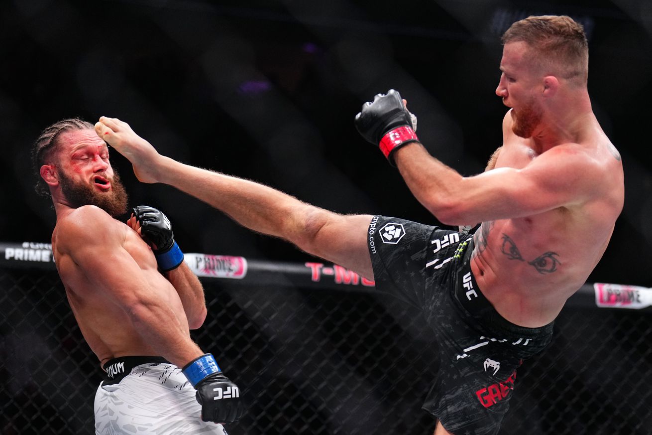 UFC 313 results: Justin Gaethje scores vicious knockdown on Rafael Fiziev, ultimately wins unanimous decision