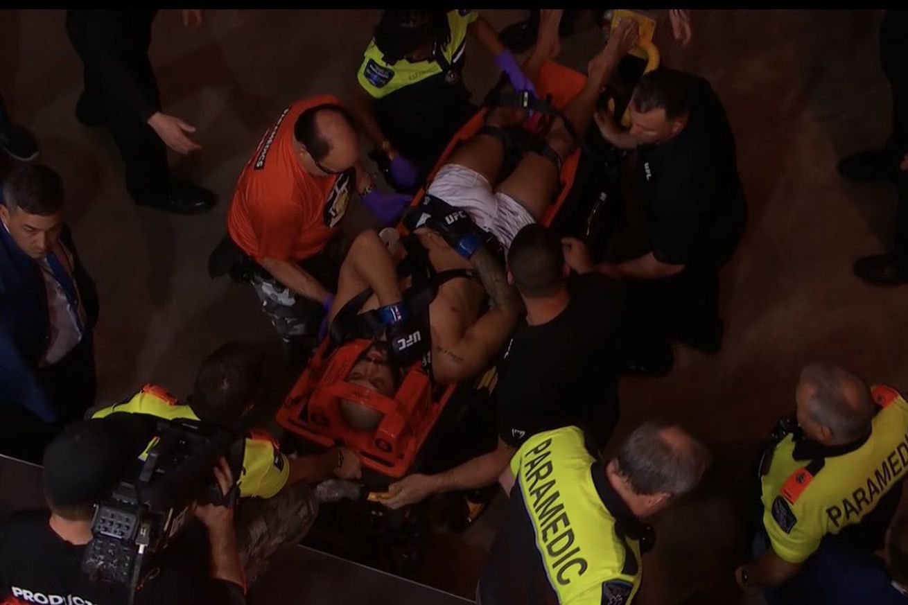 Bruno Silva provides health update after leaving octagon on stretcher following scary UFC 315 knockout