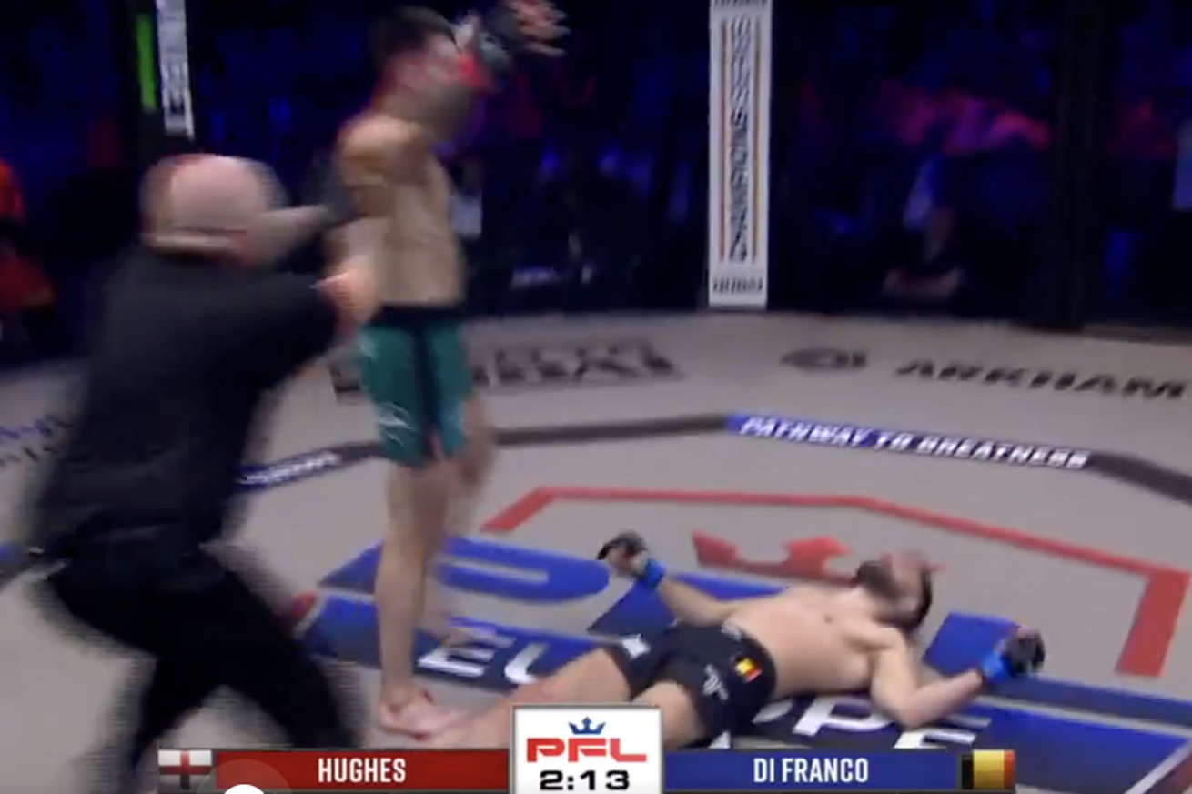 Connor Hughes delivers brutal one-punch knockout at PFL Belfast