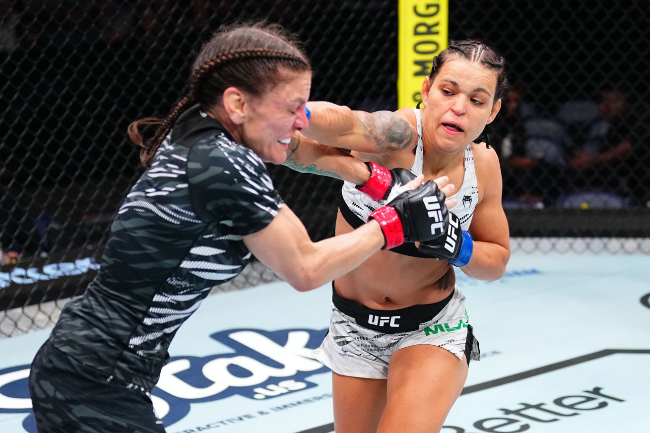 Eduarda Moura had 1 request for Dana White in UFC Nashville post-fight meeting