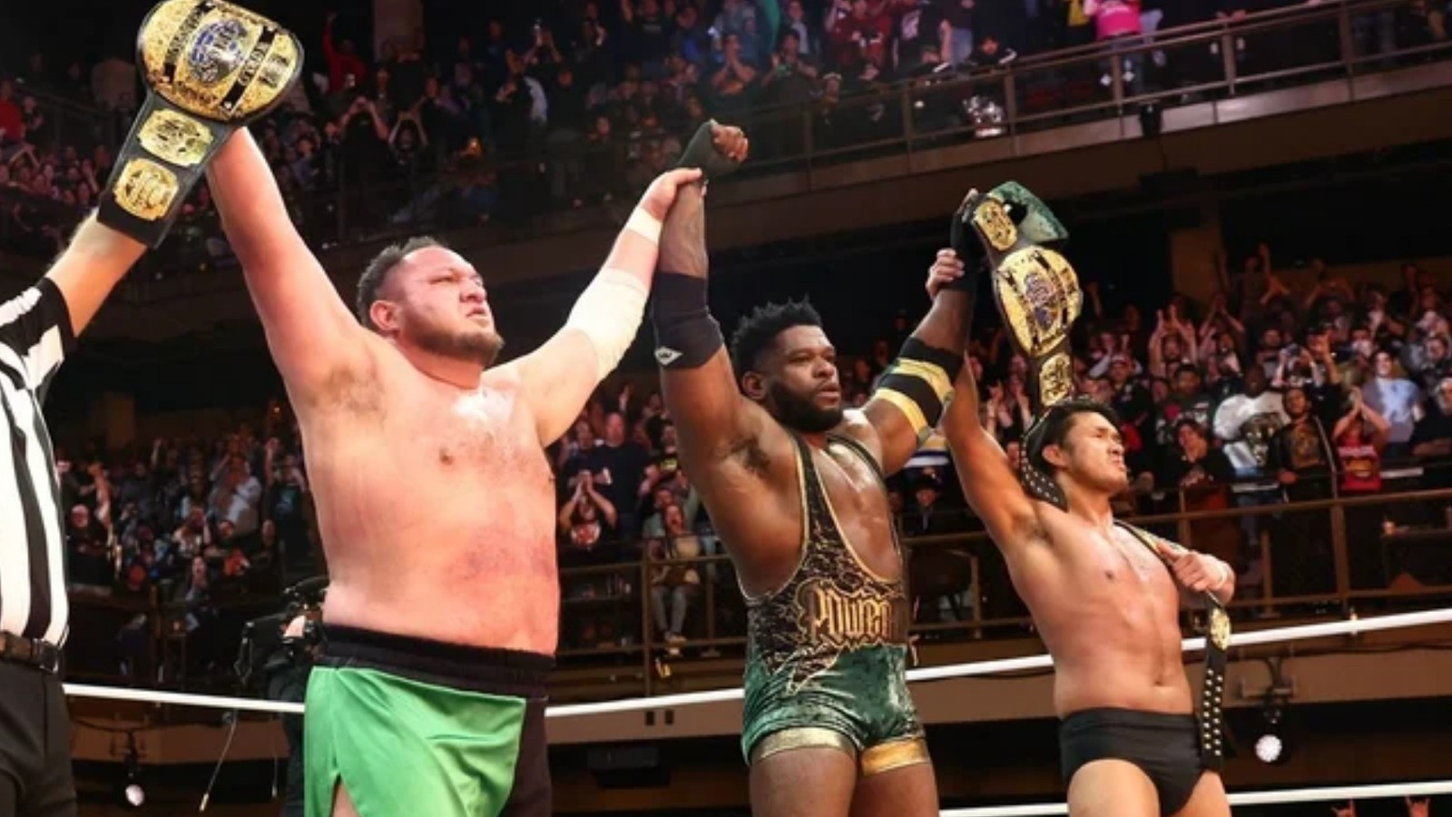 Opps Retain AEW World Trios Titles But Death Riders Take Out Samoa Joe At All In 2025
