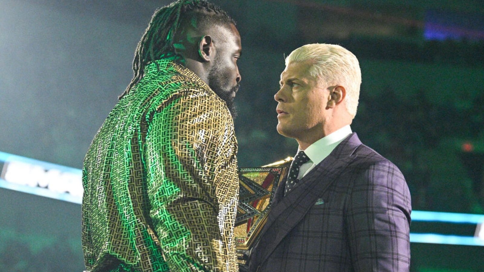 Cody Rhodes Wins WWE SNME Opener Vs. Oba Femi By DQ After Drew McIntyre Interferes