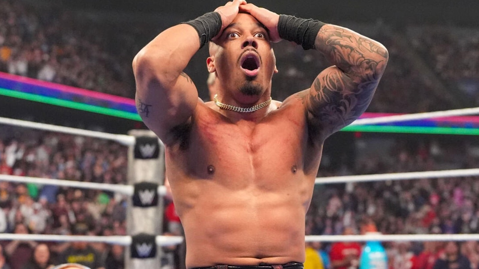 WWE United States Champ Carmelo Hayes Reacts To Title Win