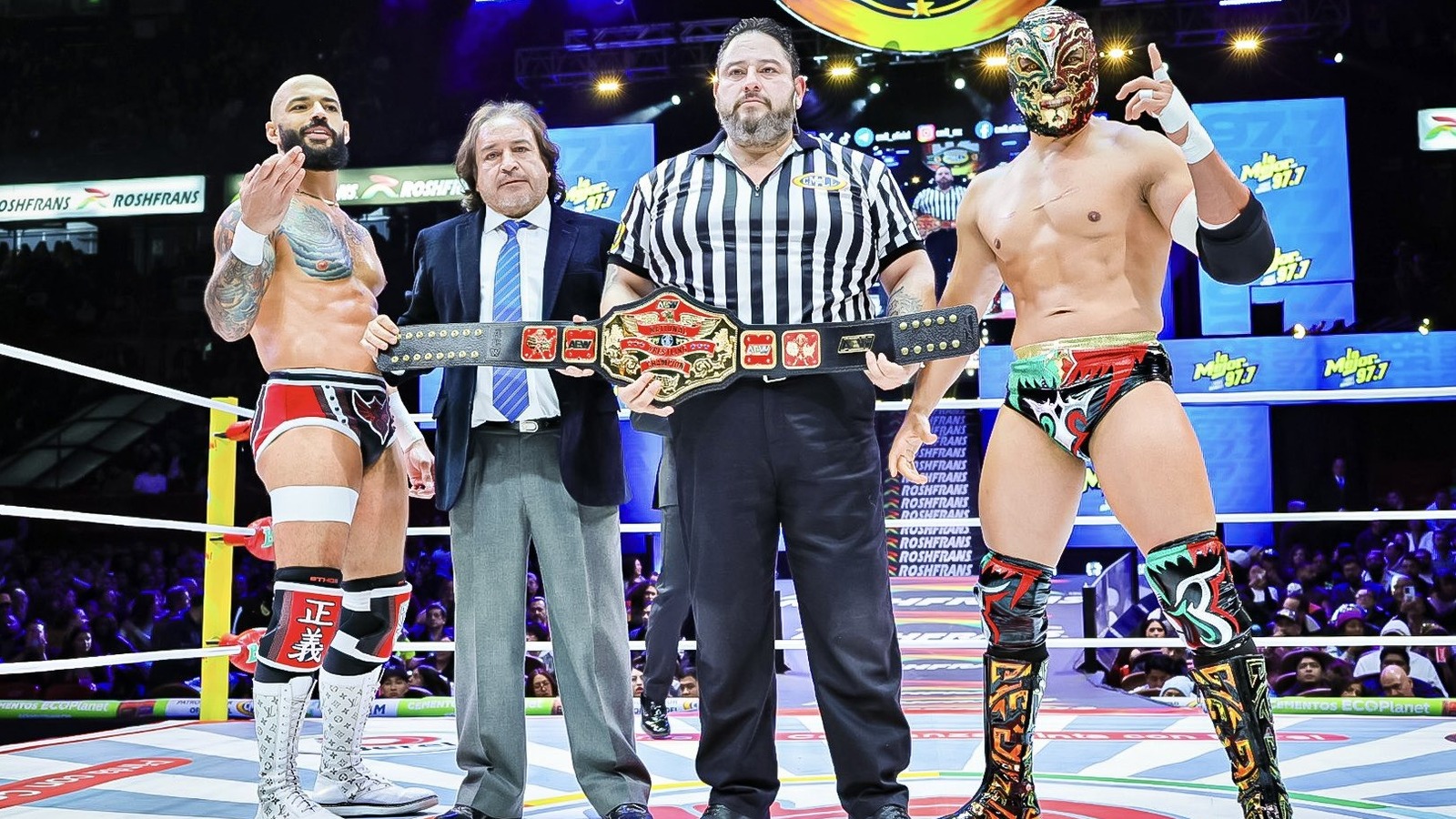 Ricochet Beats Titan, Retains AEW National Title At CMLL Viernes Espectacular