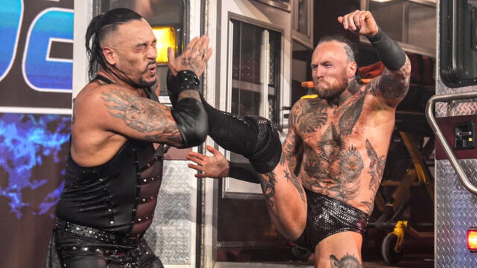 WWE’s Aleister Black Reportedly Suffered Injury In Ambulance Match With Damian Priest