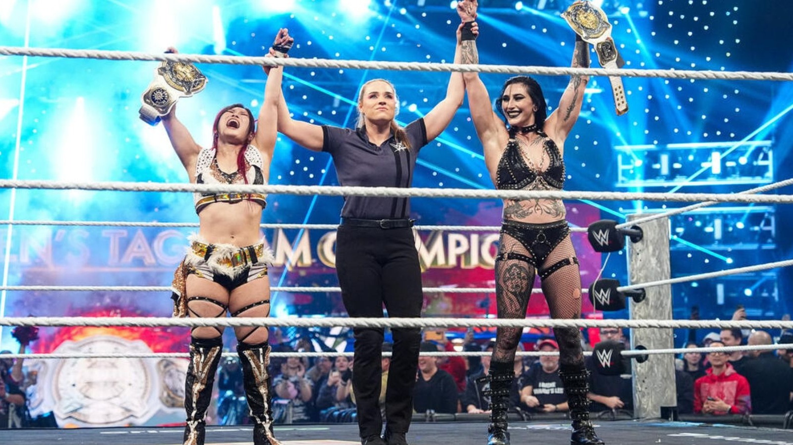 Rhea Ripley & IYO SKY Retain WWE Women’s Tag Titles On First Defense At SNME
