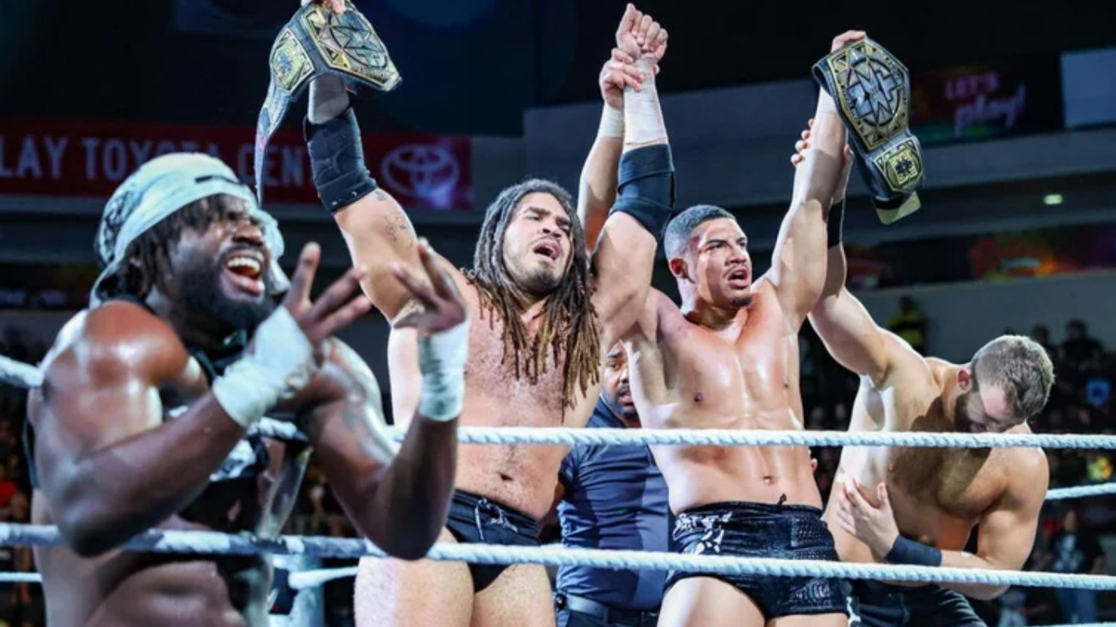 DarkState Retain WWE NXT Tag Titles, Celebration Short-Lived
