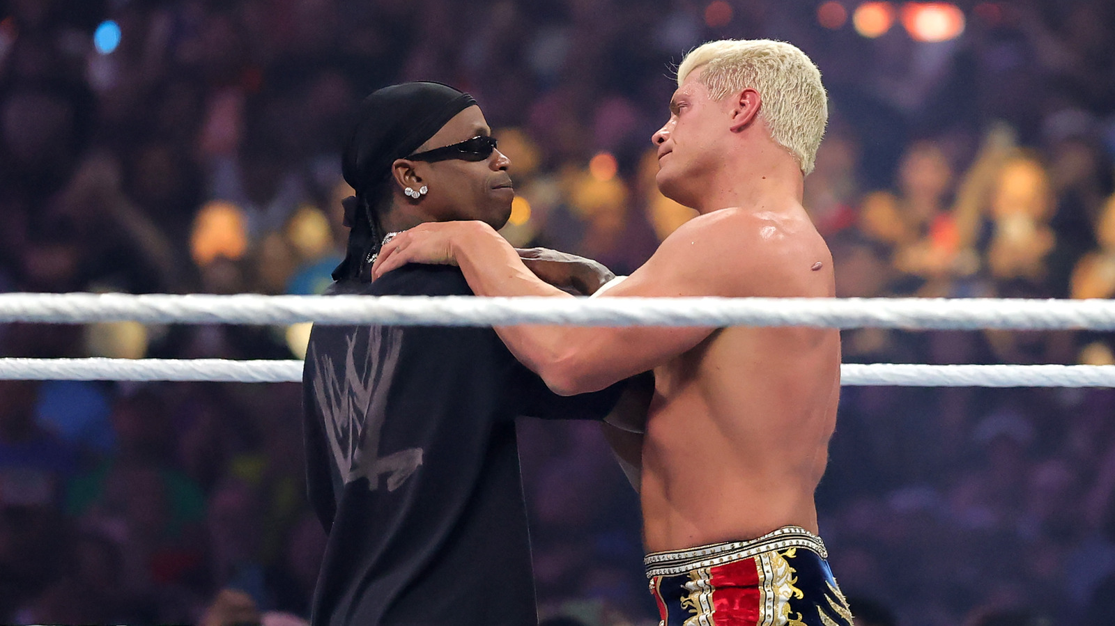 Cody Rhodes Has ‘No Issues’ With Travis Scott After WWE Elimination Chamber 2025 Slap