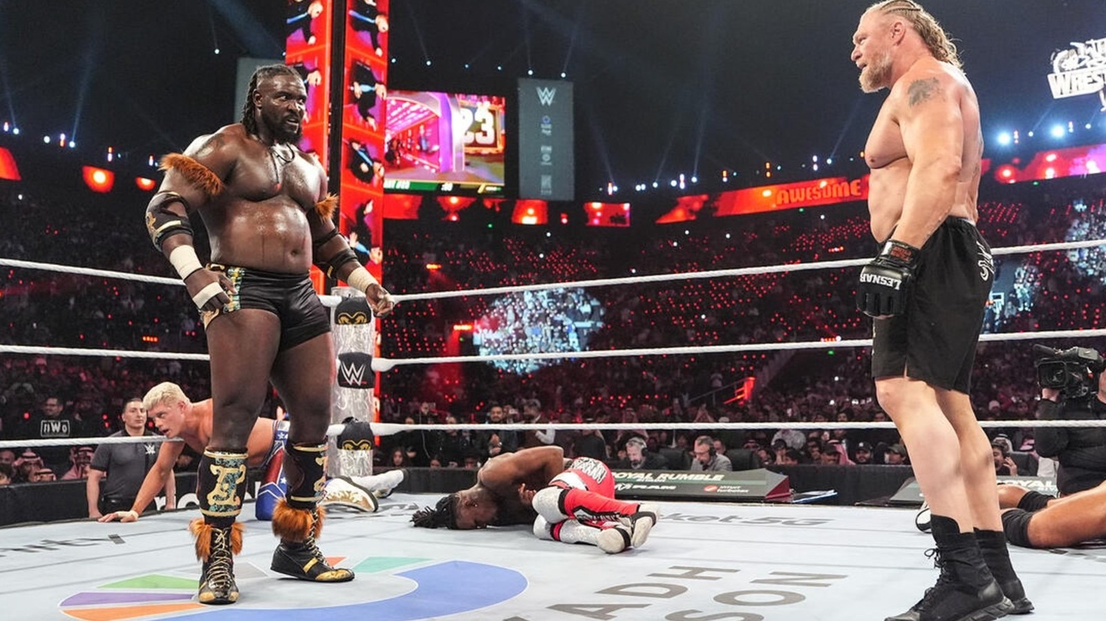 WWE’s Booker T Comments On Brock Lesnar Vs. Oba Femi Feud Heading Into WrestleMania