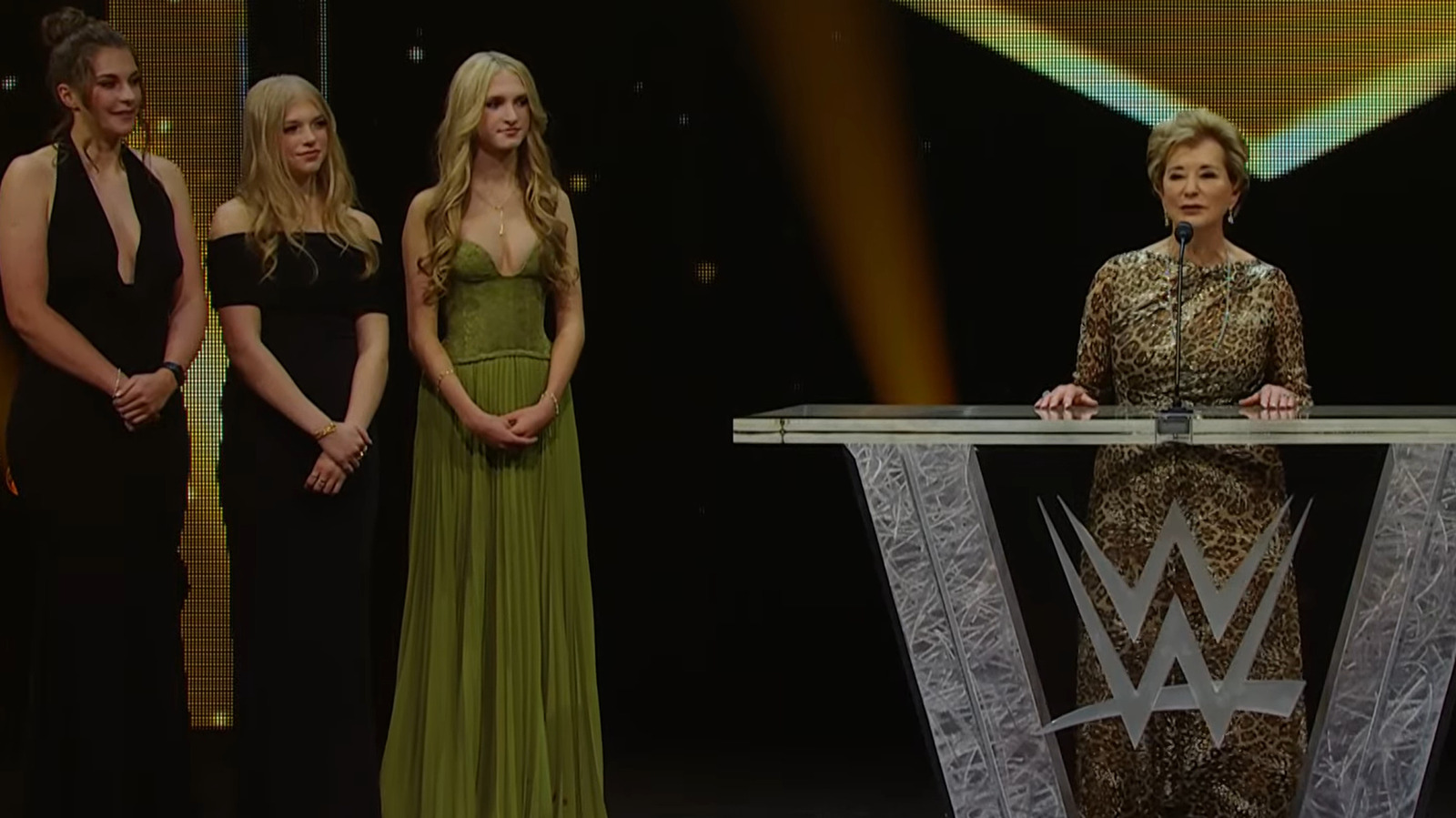 Stephanie McMahon Inducted Into WWE Hall Of Fame By Her Daughters & Linda McMahon