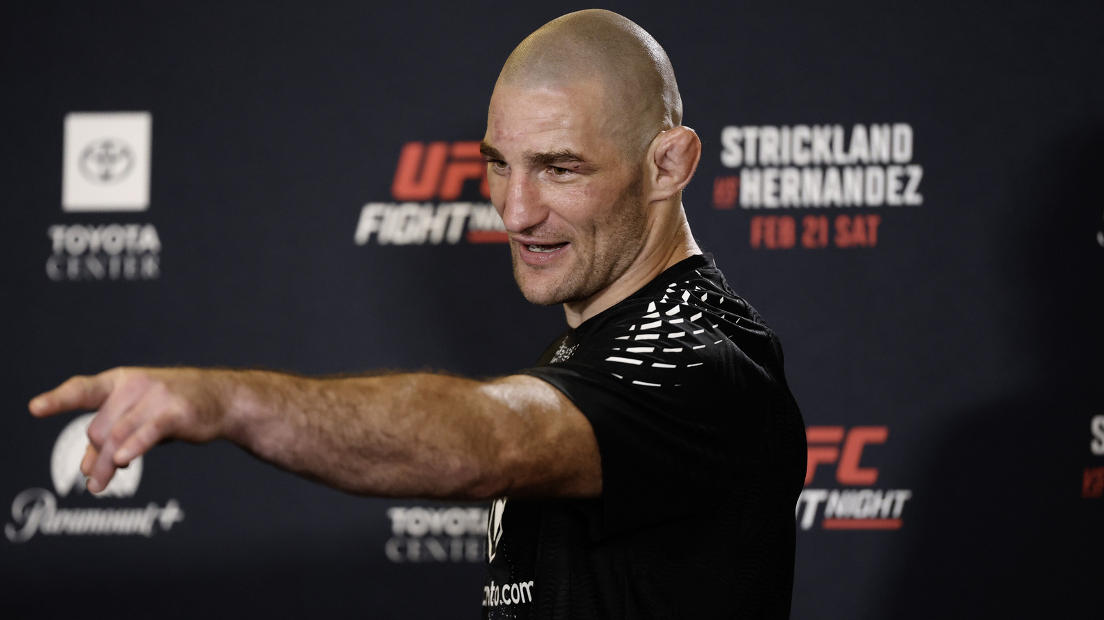 UFC Legend Warns Sean Strickland May Be Serious About Shooting Khamzat Chimaev