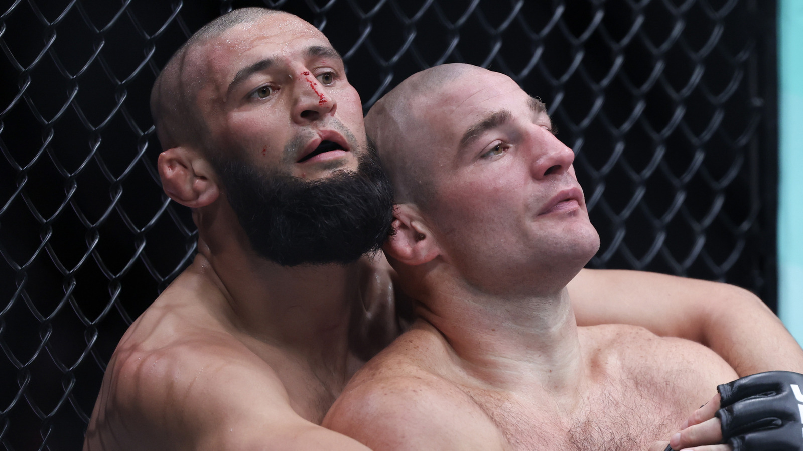 Sean Strickland Squashes Beef With Khamzat Chimaev Following UFC 328
