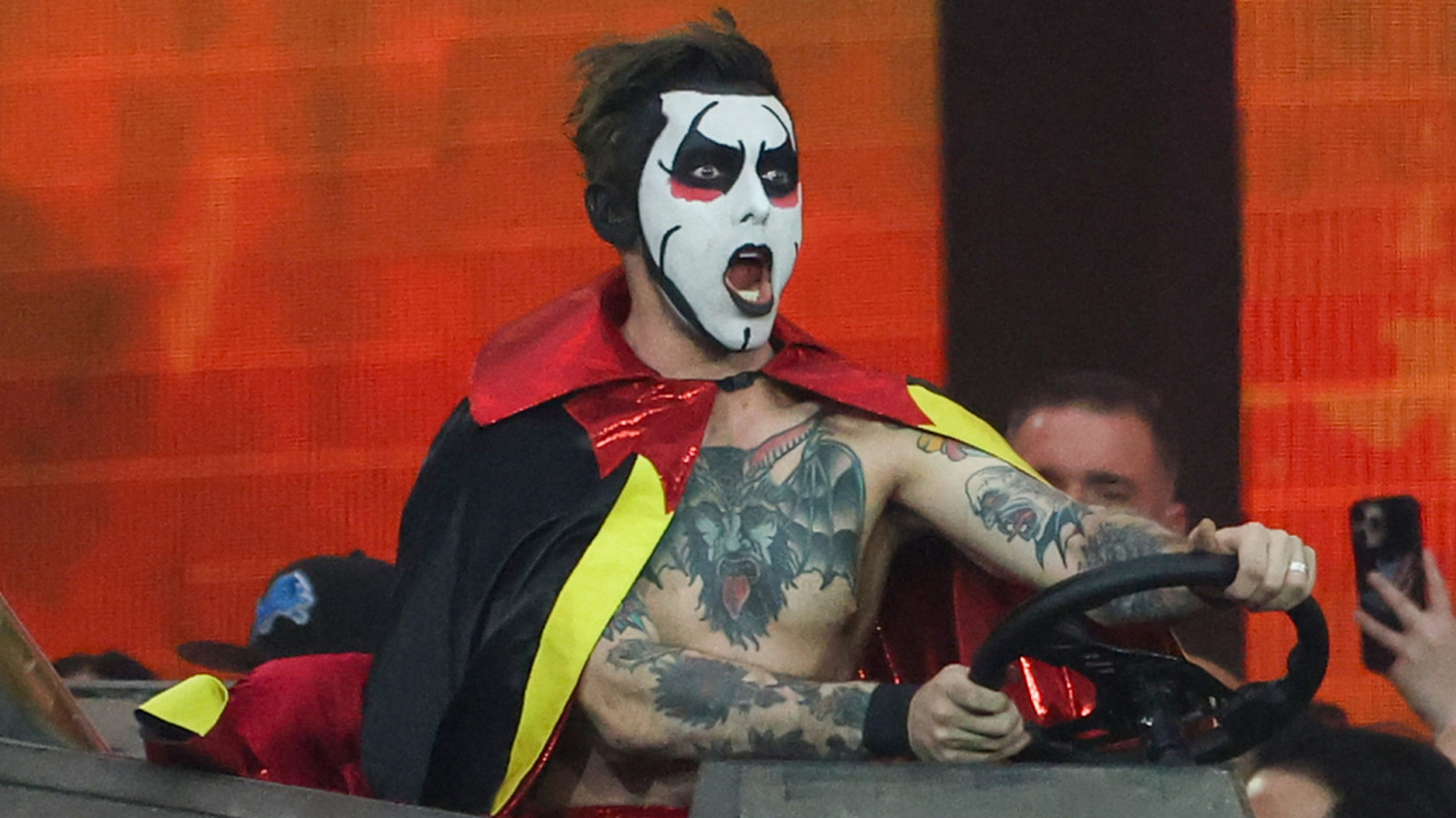 WWE Star Danhausen Receives NY Knicks Jersey After Cursing Playoff Opponent