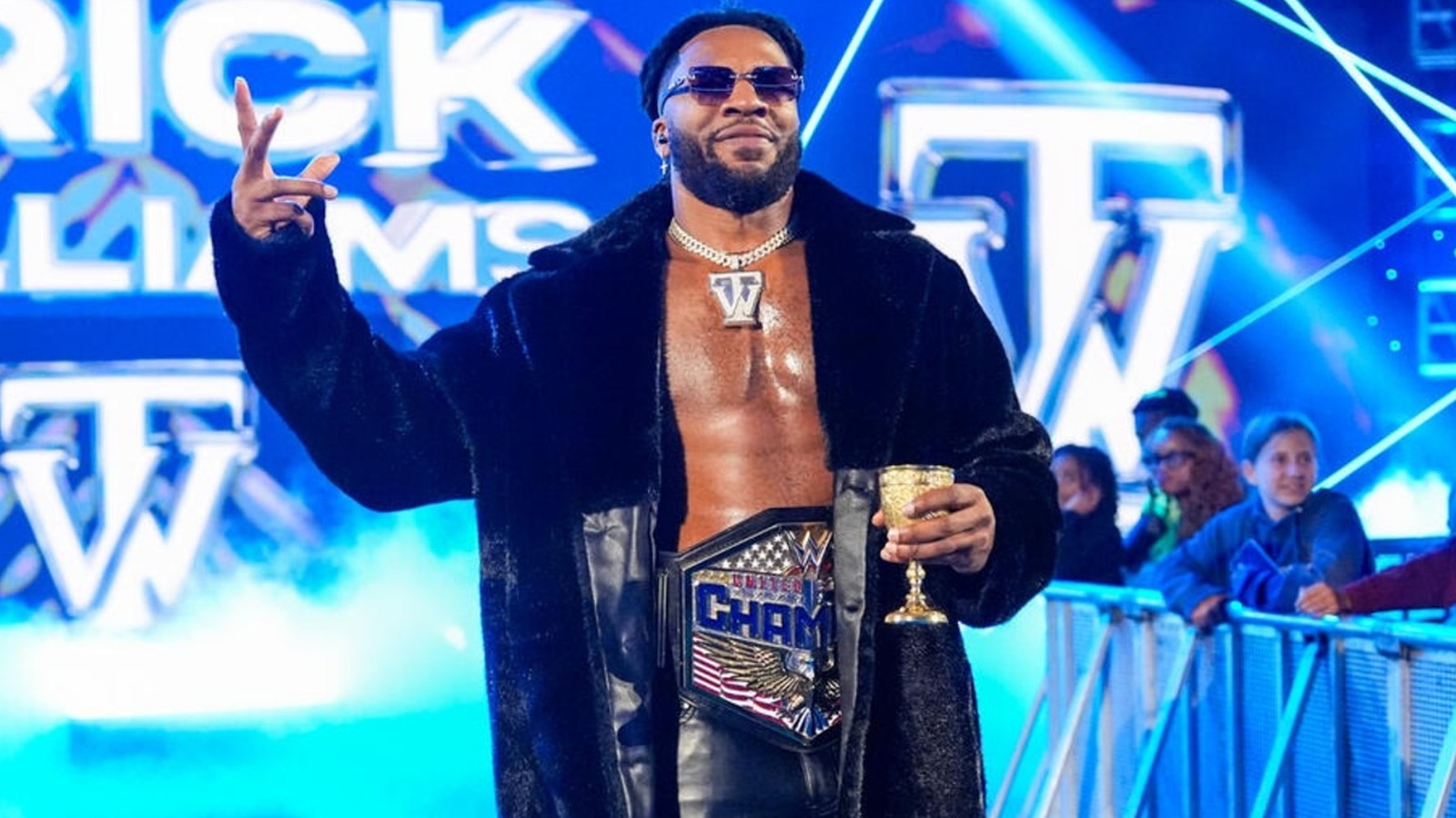 Trick Williams WWE SmackDown Reaction Surprised Company Officials