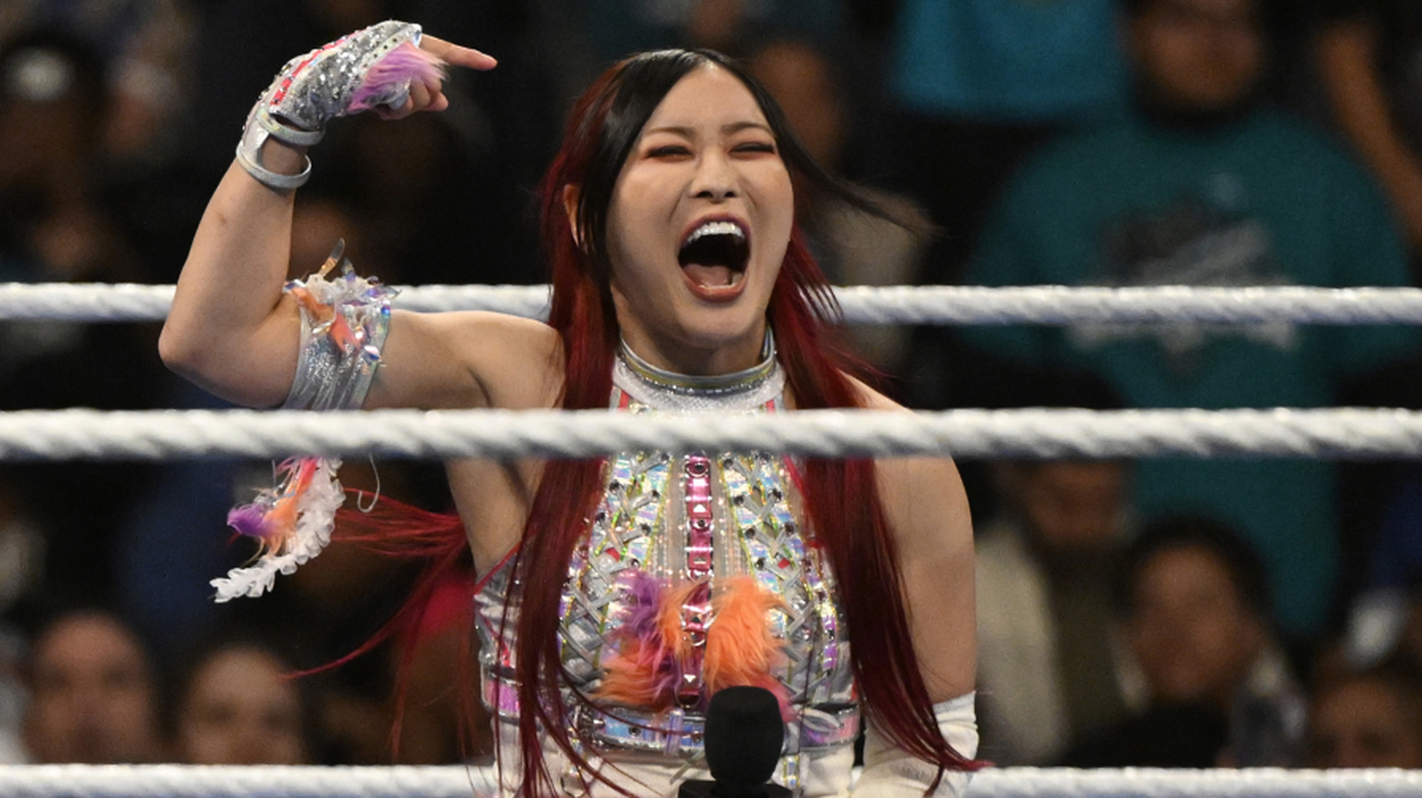 IYO SKY Becomes Queen Of The Ring At WWE NOC After Danhausen Curses Liv Morgan