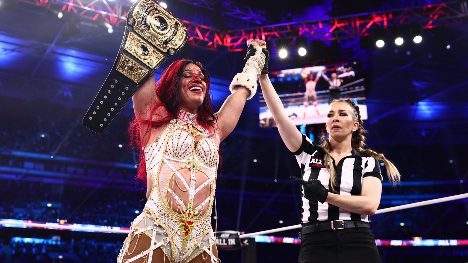 AEW Champ Mercedes Mone Offers Injury Update Following All In Victory