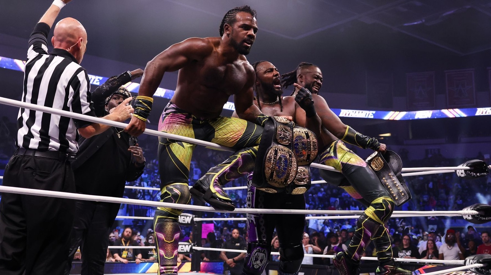 Austin Creed Comments On First AEW Trios Title Defense On Dynamite, Puts Over Rascalz
